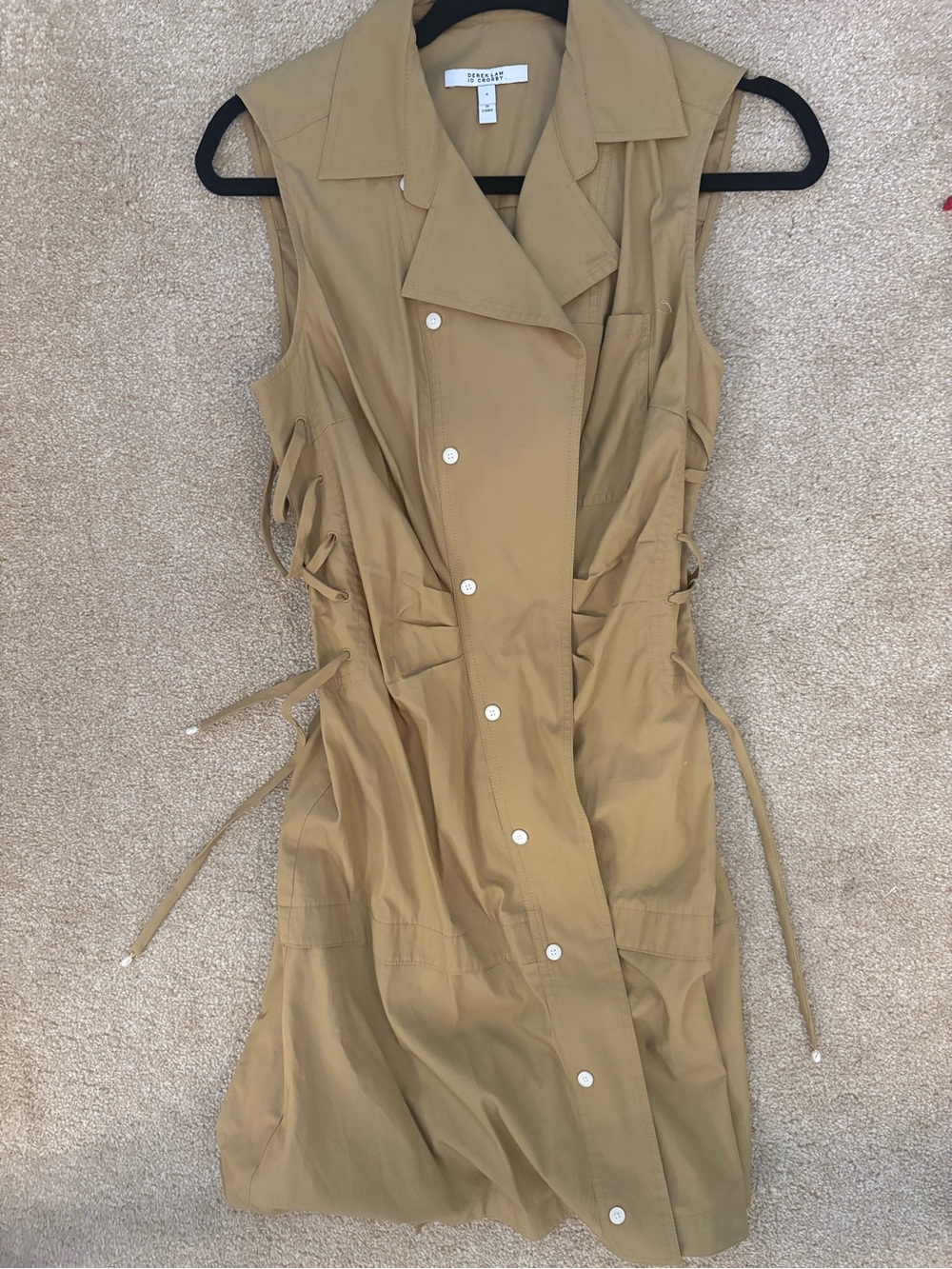 Derek lam 10 Crosby khaki dress size 6